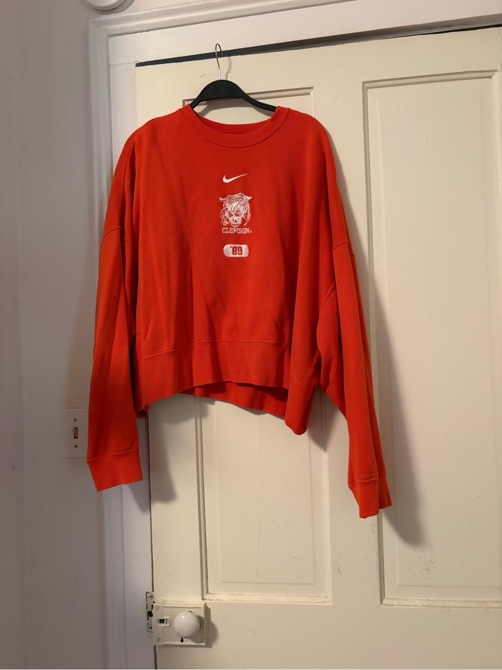 Nike Cropped Clemson Sweatshirt